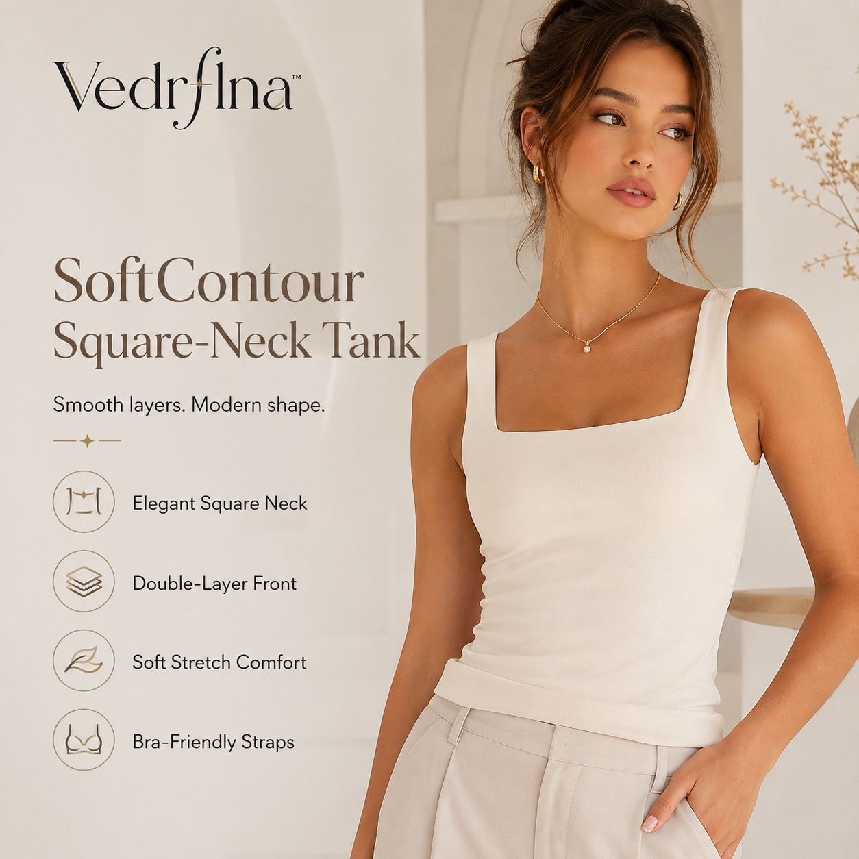 Vedrflna™ Fluid Bias-Cut Midi Skirt – Women’s Satin-Look High-Waist Skirt